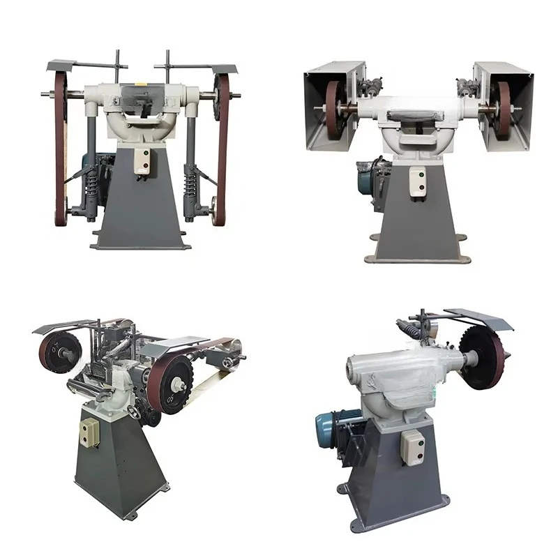 Motorized Belt Polishing Machine Small Bench Grinder with 4KW Power for Knife Making and Metal Finishing