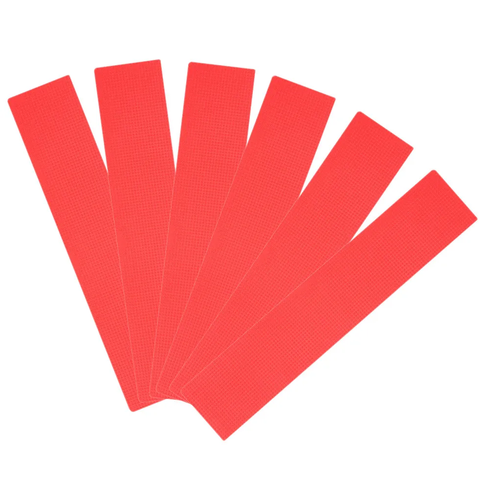 

6Pcs Waterproof PVC Spot Markers for Gym Floor Tennis Court Marking Basketball Court Stencil Kit Soccer Training Markers Outdoor