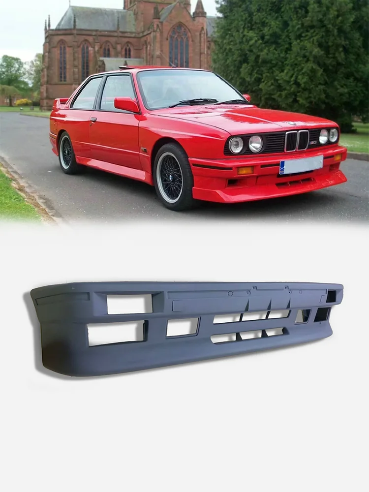 

Для переднего бампера BMW E30 (только M3) — эксклюзивная посадка типа M3, спортивный агрессивный вид, внешний компонент стиля
