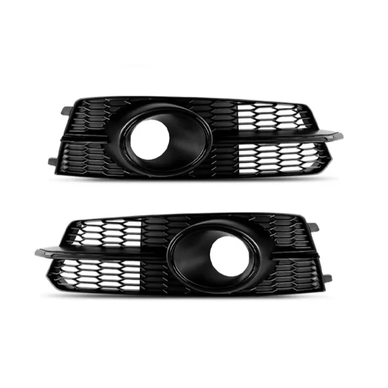 High Quality ACC Honeycomb‑style Front Bumper Fog Lamp Grille Cover 4G0807681AG Fit For A6 C7 A6L S‑Line 2015‑2018