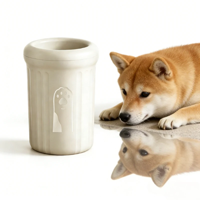 

Automatic Pet Paw Cleaner Cup No-Wipe Foot Washer for Dogs Cats Portable Paw Cleaning Cup Pet Grooming Supply for Dirty Paw Care