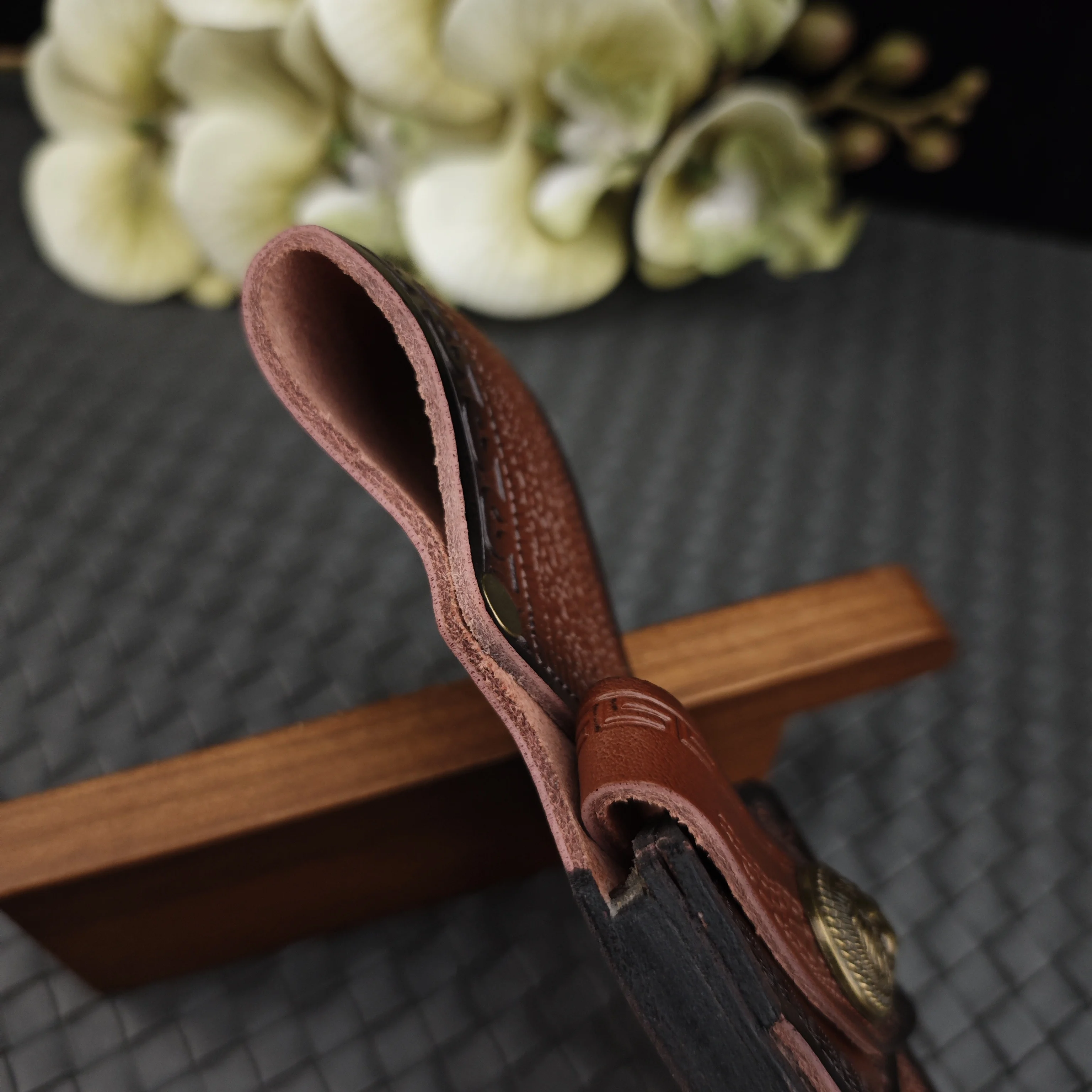 Tasca protettiva per coltello multifunzionale per utensili, copertura in pelle per coltello con fibbia per cintura, coltello per attrezzi multifunzionale pro