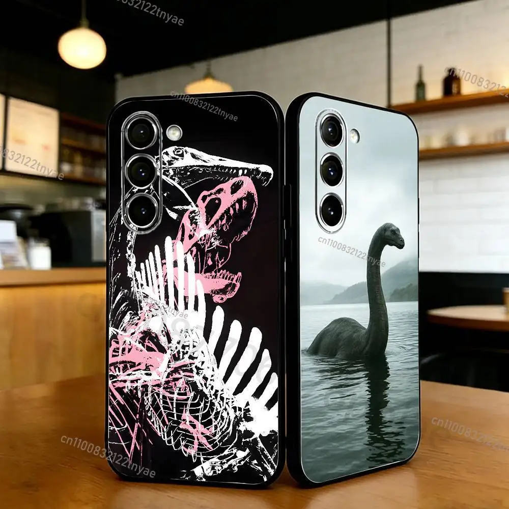 

Prehistoric Beasts Premium Phone Case For Samsung S20,21,22,23,24,25,26 plus,ultra Lite Black Silicone Cover