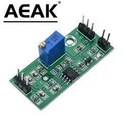 AEAK LM393 3.5-24V Voltage Comparator Module High Level Output Analog Comparator Control With LED Indicator