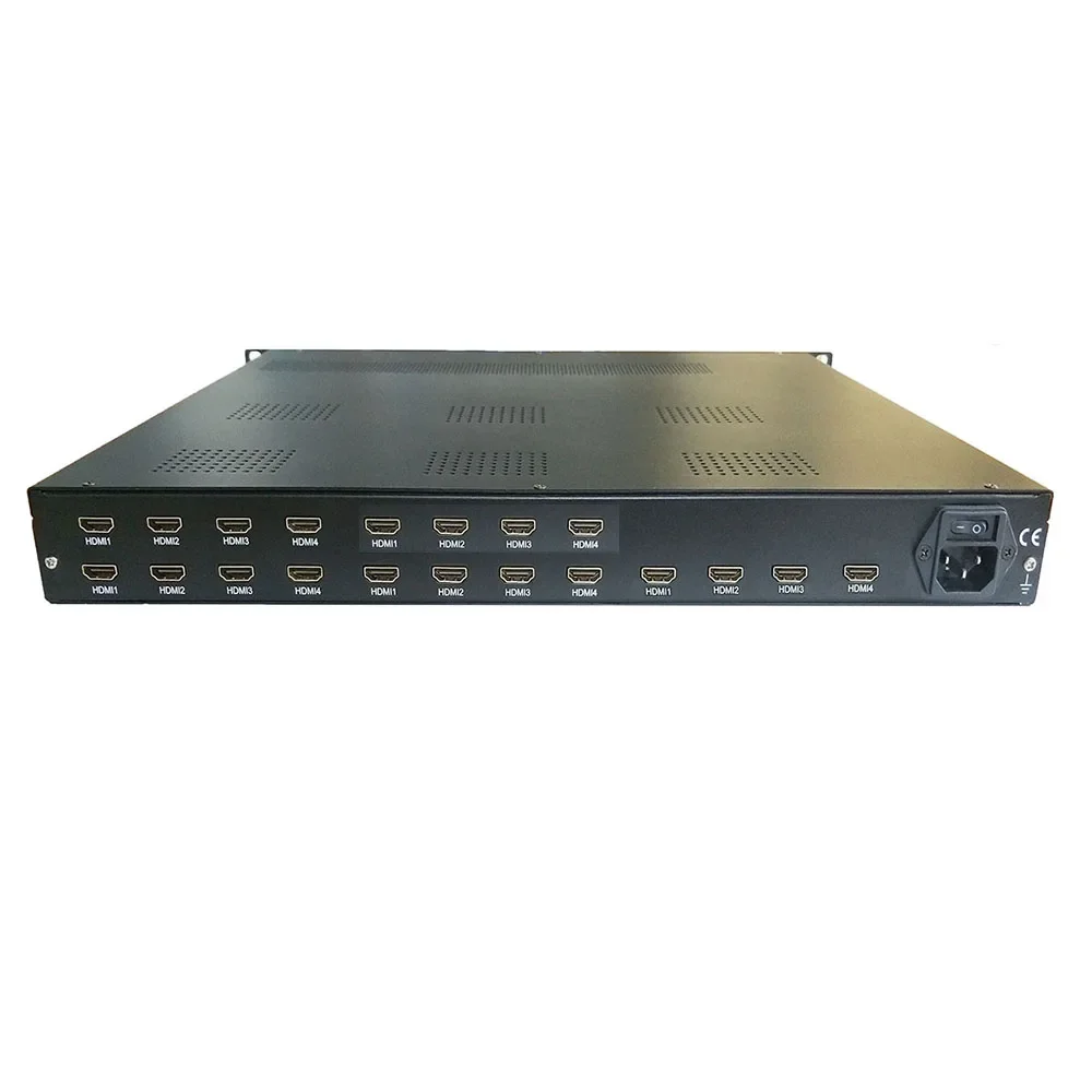 20-Port Encoder Modulator HD to 4 R F DVBT ISDBT DVB-C H.264 CATV with TS Re-multiplexing and UDP RTP Protocol