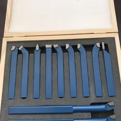 Narzędzia do tokarki frez z końcówką zewnętrzne narzędzia tokarskie strugarek z okręgami zewnętrznymi 1 zestaw 10mm/12mm 11 szt. Bit Brand New