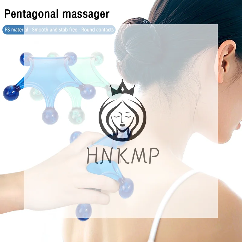 

Back Deep Tissue, 5-Ball Acupressure Gentle Self Massager Trigger Pressure Point Massage Tools Hand Held Massagers Tools,