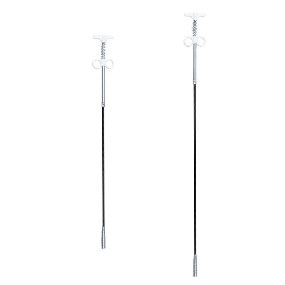 

2pcs Drain Clog Remover Spring Design Flexible Hair Food Blockage Cleaner Bathroom Kitchen Toilet Sink Bathtub Pipe Sewer