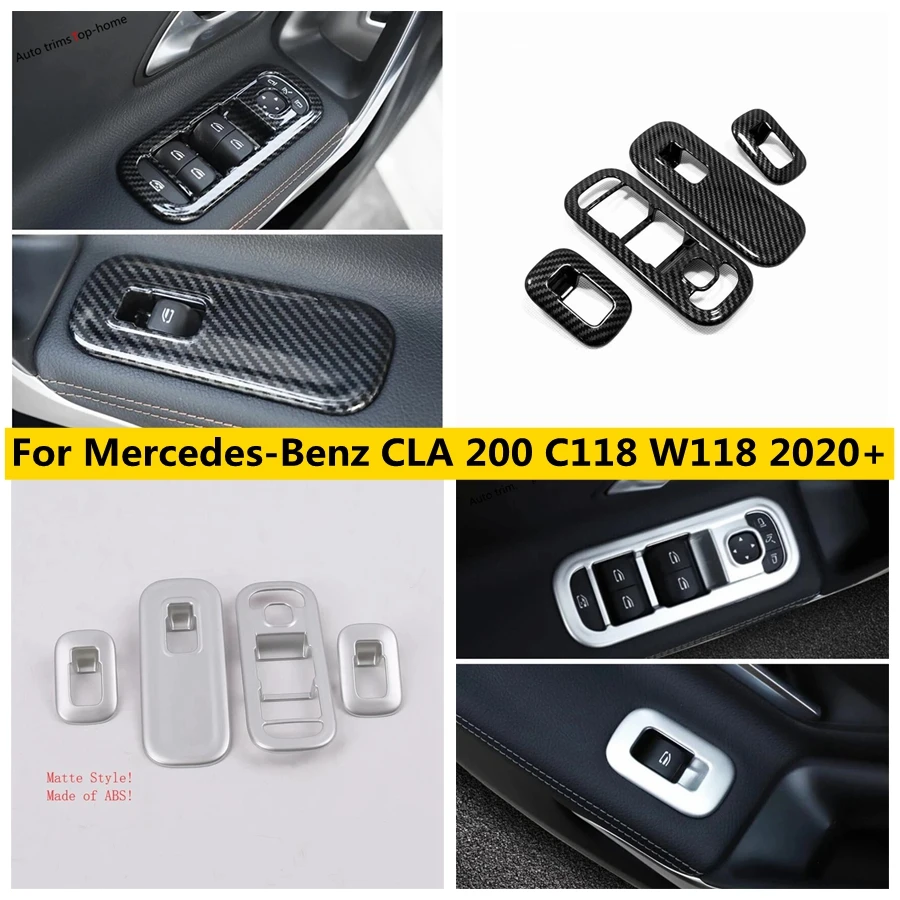 

Inner Door Armrest Window Glass Lift Decor Button Control Switch Cover Trim Fit For Mercedes-Benz CLA 200 C118 W118 2020 - 2024