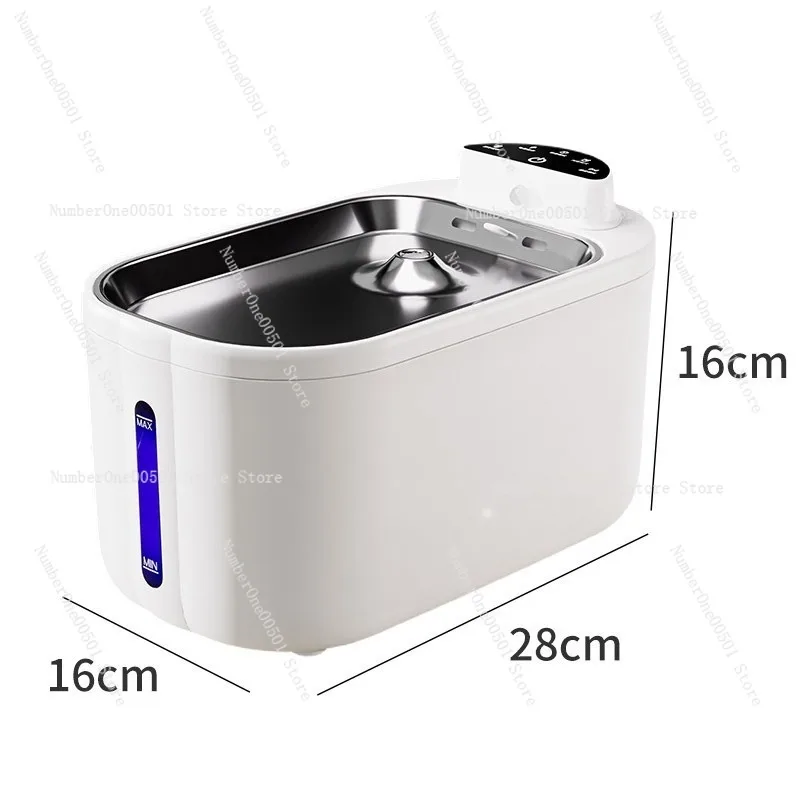 

Stainless Steel Smart Pet Water Fountain Water-Electricity Separation Constant Temperature Sterilization Cat Dog Water Dispenser