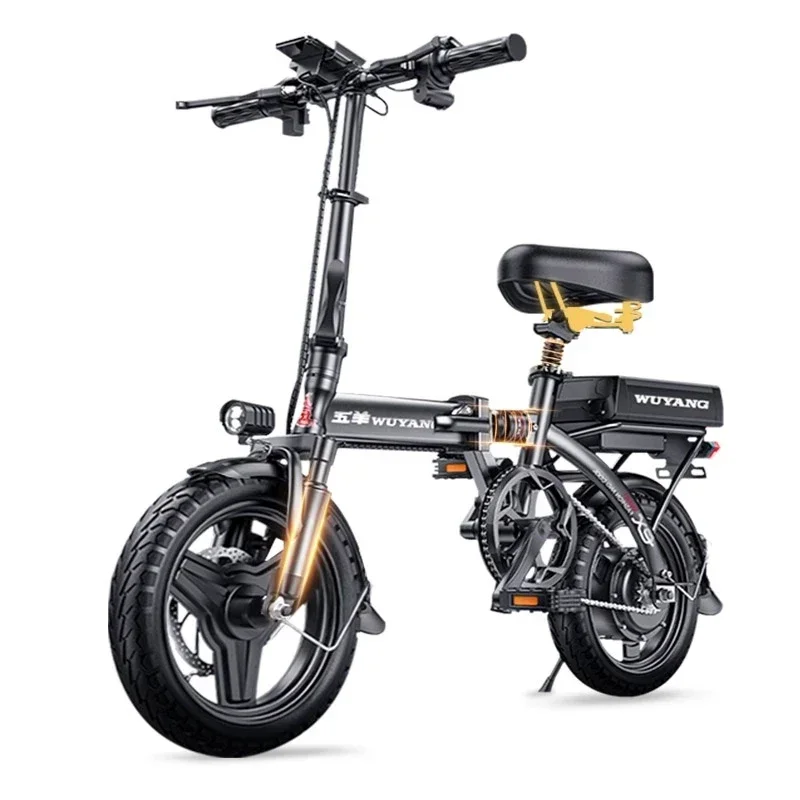 Folding Electric Car New National Standard Electric Motorcycle  Folding Electric Car Lithium Battery Ultra-Light Portable
