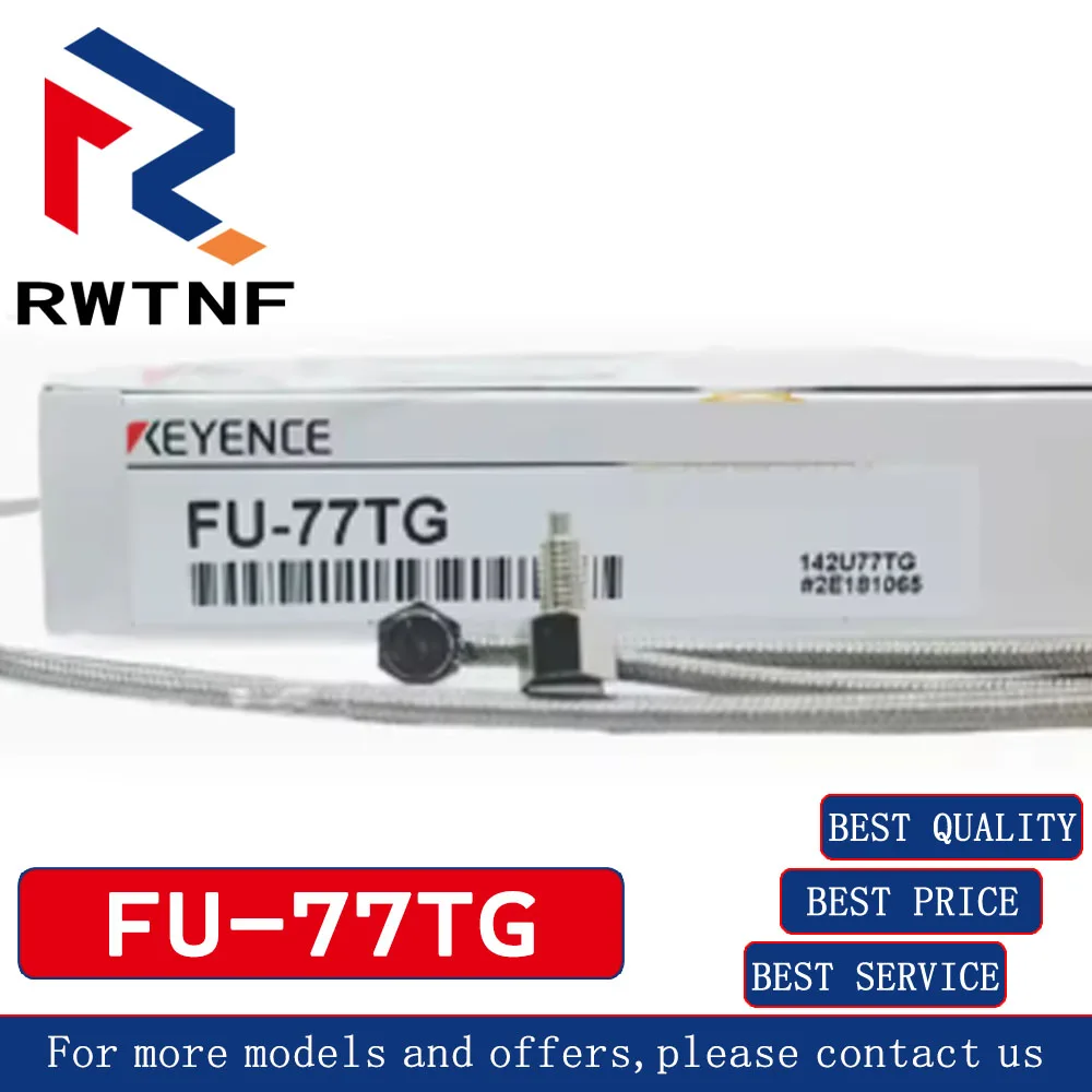 Brand New Genuine FU-77TG KEYENCE optical fiber sensor with optical fiber probe for emitter type M 4 amplifier，warehouse stock