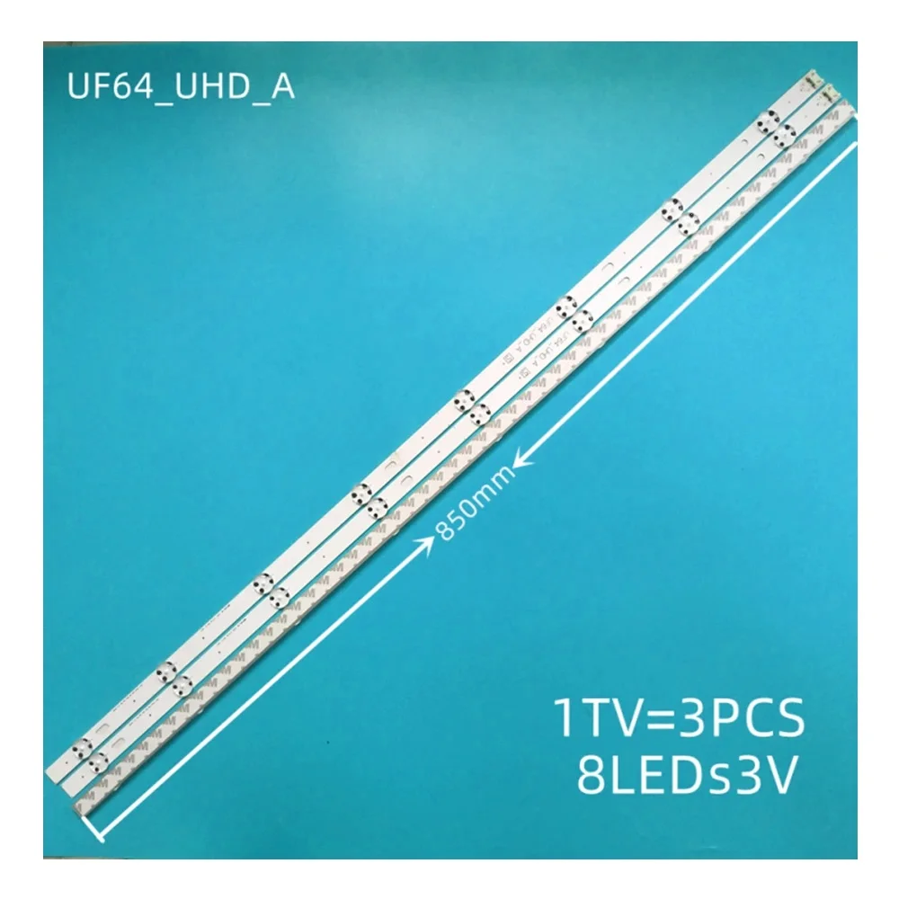 Imagem -05 - Led Backlight Strip Régua de Linha Barras Led Diretas Uhd 1bar 24ea tipo Rev.0.4 850 mm 43uh6210 43uh6420 Uf64 _ Uhd_a