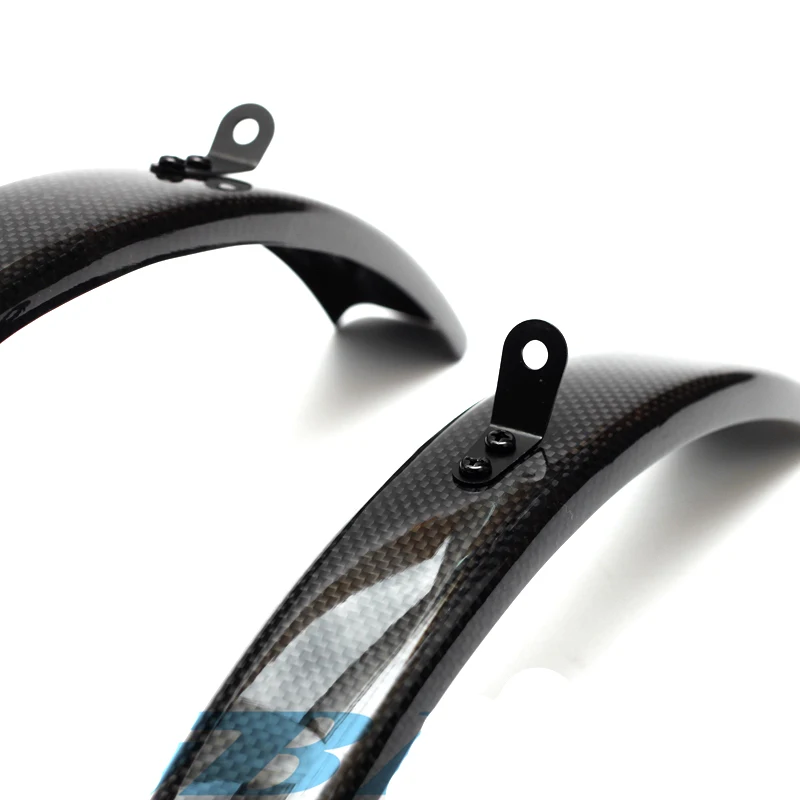 Aceoffix carbon fiber bicycle fender fit for Brompton  bike front and rear mudguard fender