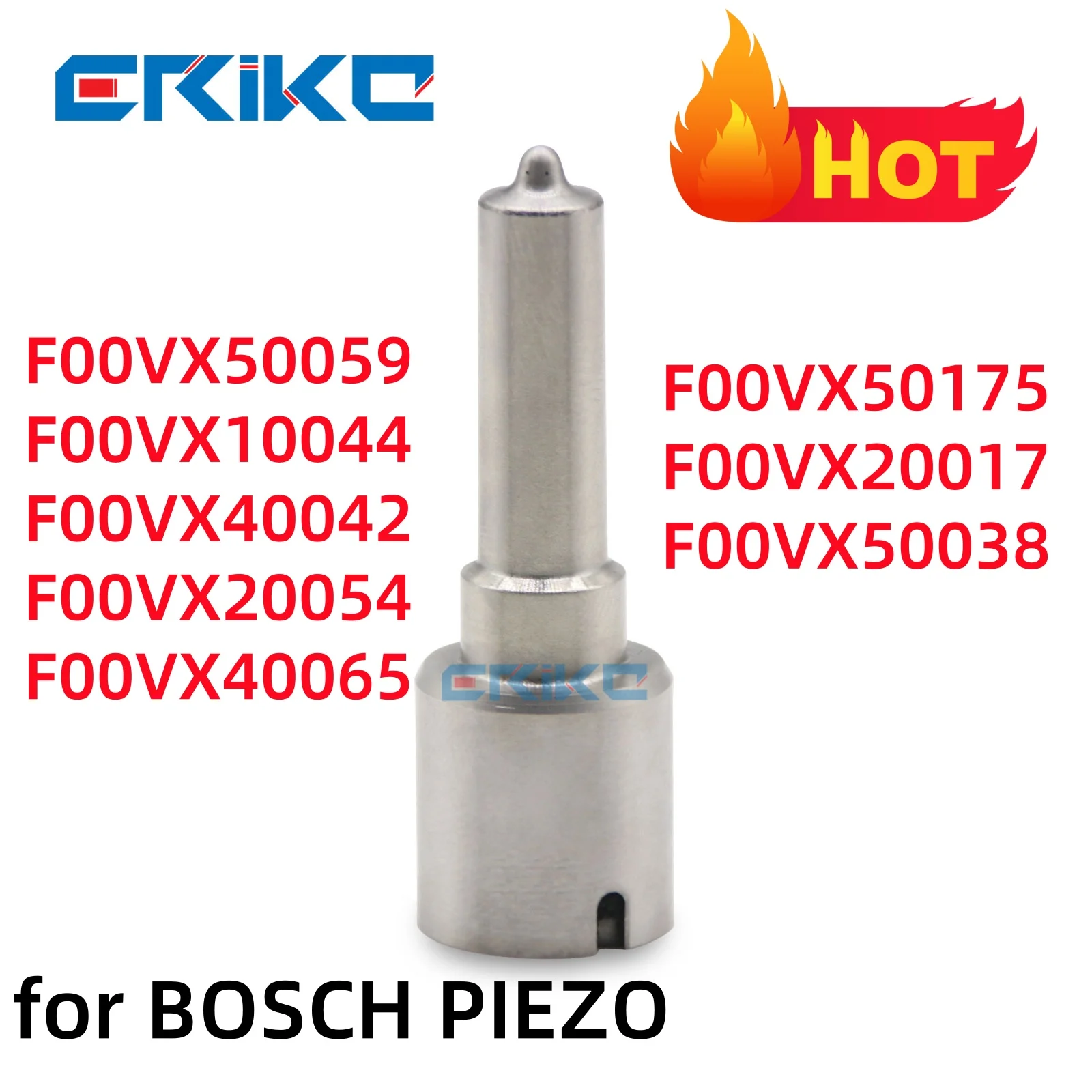 

ERIKC F00VX50059 F00VX10044 F00VX40042 F00VX20054 F00VX40065 F00VX50175 F00VX20017 F00VX50038 NEW Diessel Piezo Nozzle For BOSCH
