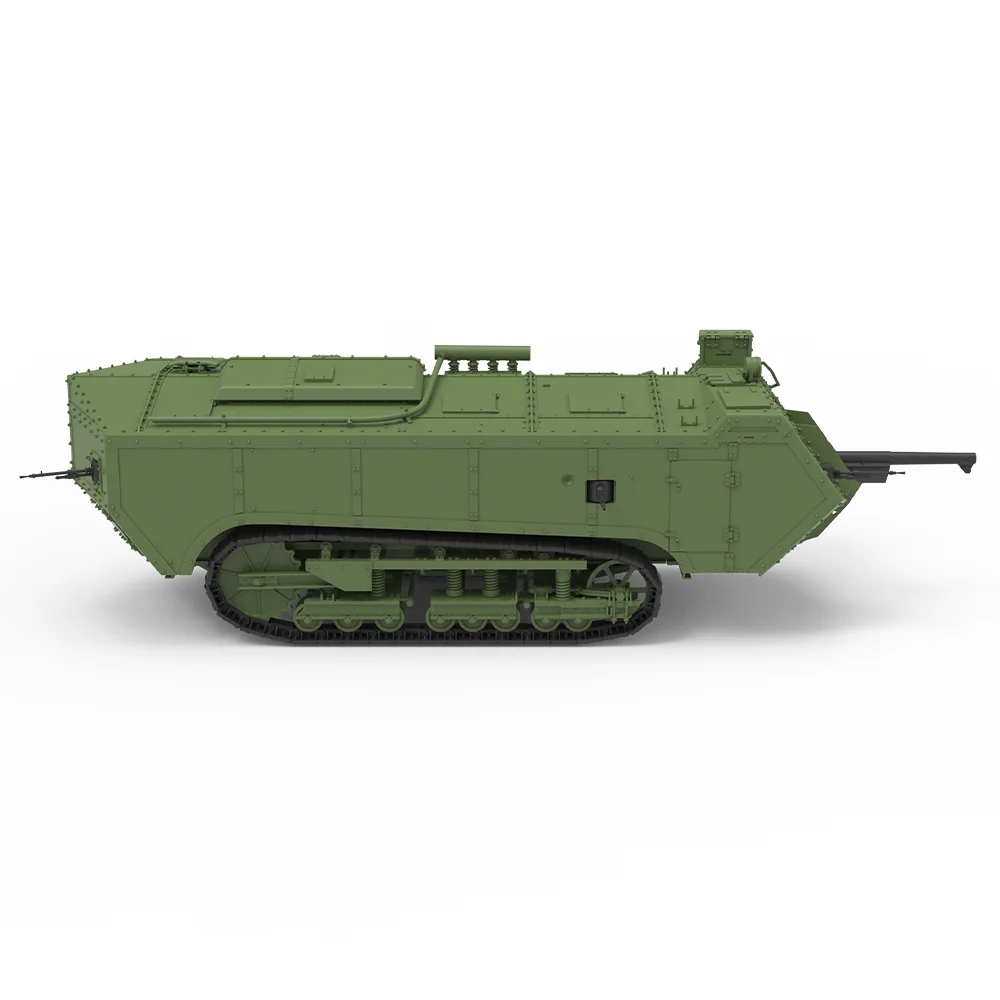 1/220 1/160 1/87 MRY-SFW SS371 Railway Military Model Kit Great France Medium Tanks Char D'Assaut 'Saint-Chamond'