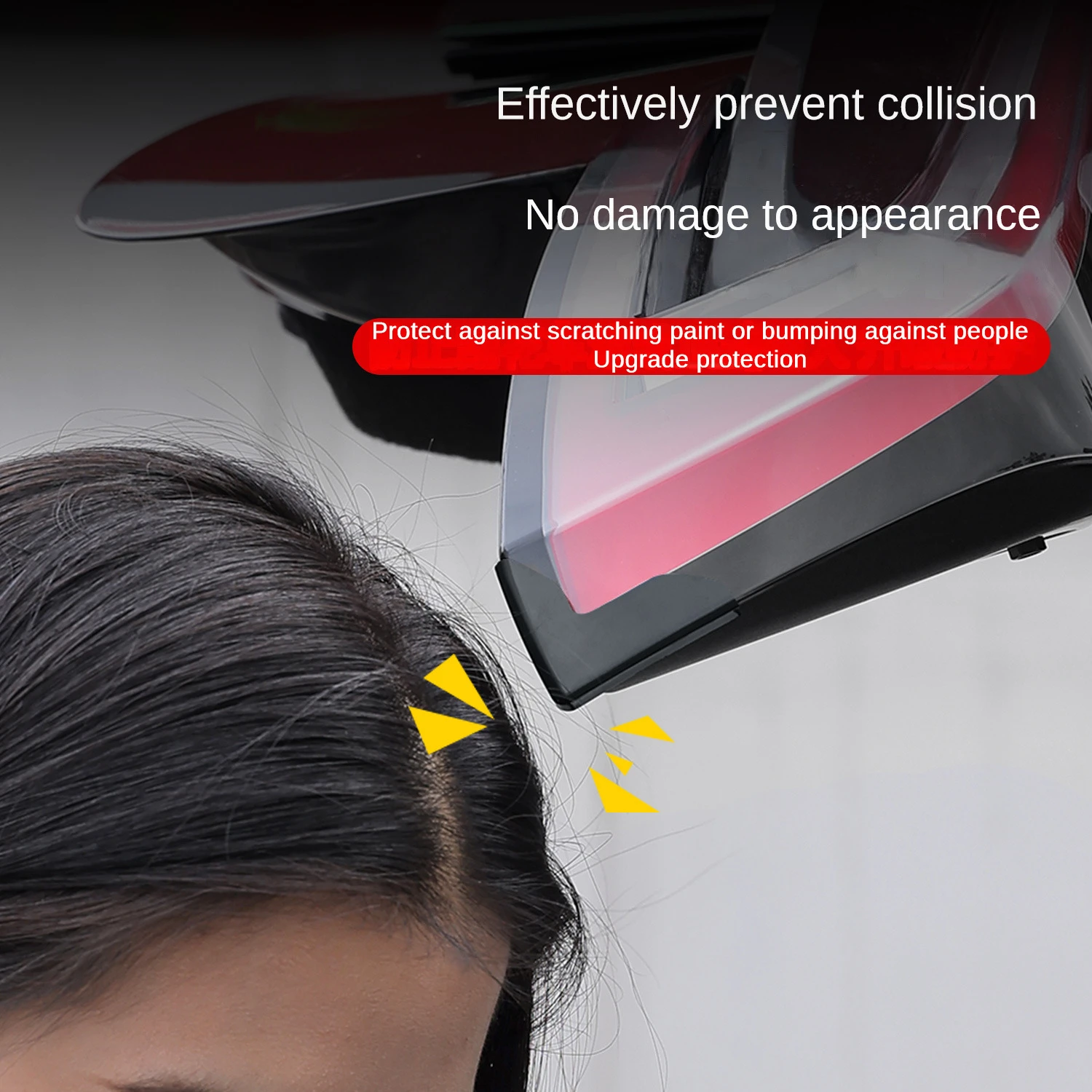 Cubierta protectora anticolisión para puerta trasera de Tesla, accesorios de TPE, piezas M3H, nuevo Modelo 3 Highland 2024