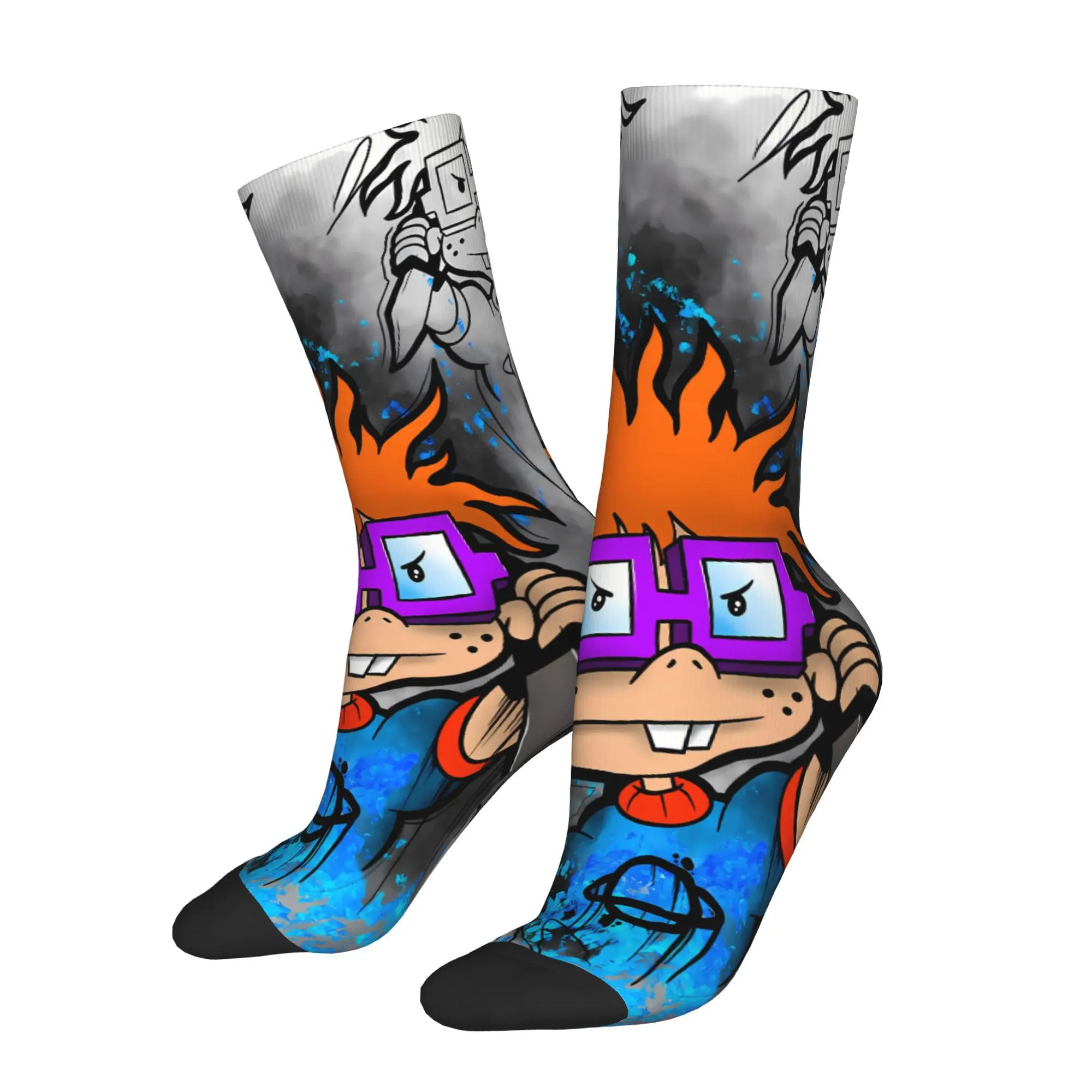 

Cartoon Rugrats Sock Printed Man Polyester