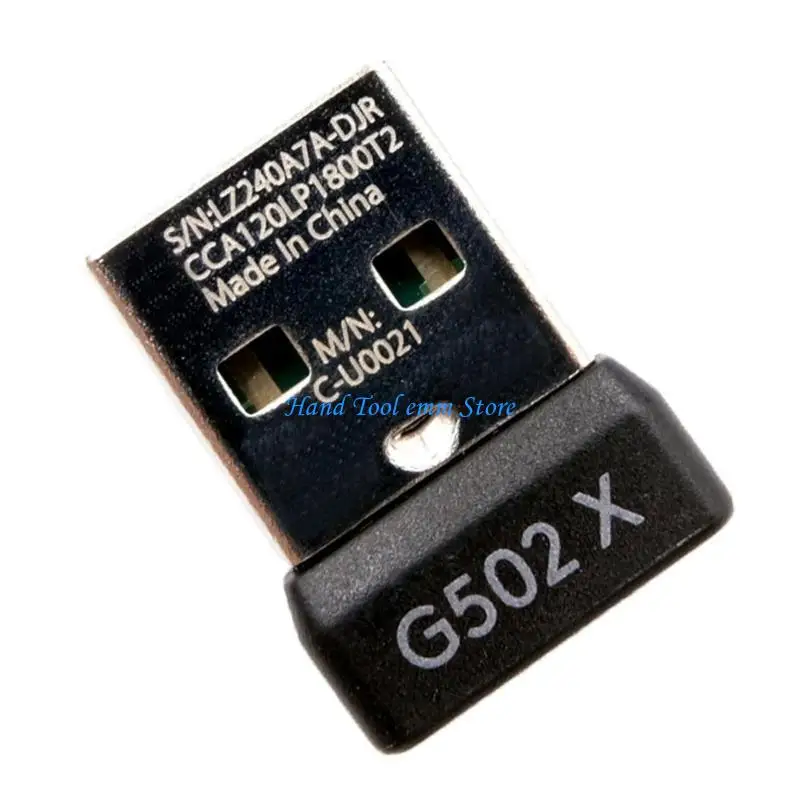 

H37F Efficient USB Adapter for G502 X / G502 X PlusLightspeed Mouse Receiver Adapter Provide Uninterrupted Connectivity