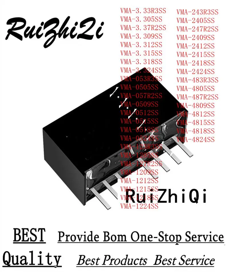 10PCS/LOT VMA-2415SS VMA-2418SS VMA-2424SS VMA-483R3SS VMA-4805SS VMA-487R2SS VMA- 4809SS 4812SS 4815SS 4818SS 4824SS DC/DC SIP