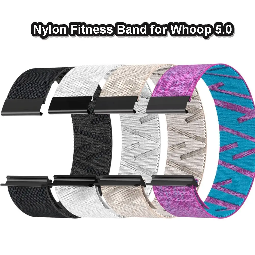 

Новый нейлоновый фитнес-браслет, регулируемый дышащий ремешок для часов, тканый мягкий сменный ремешок для Whoop 5,0, женский и мужской