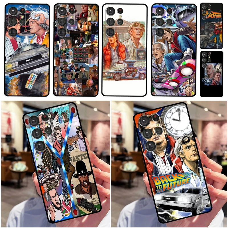 Back to the Future Phone Case For Samsung Galaxy S25 Ultra S9 S10 S20 S22 S21 FE S23 S24 Plus Back Cover Shell