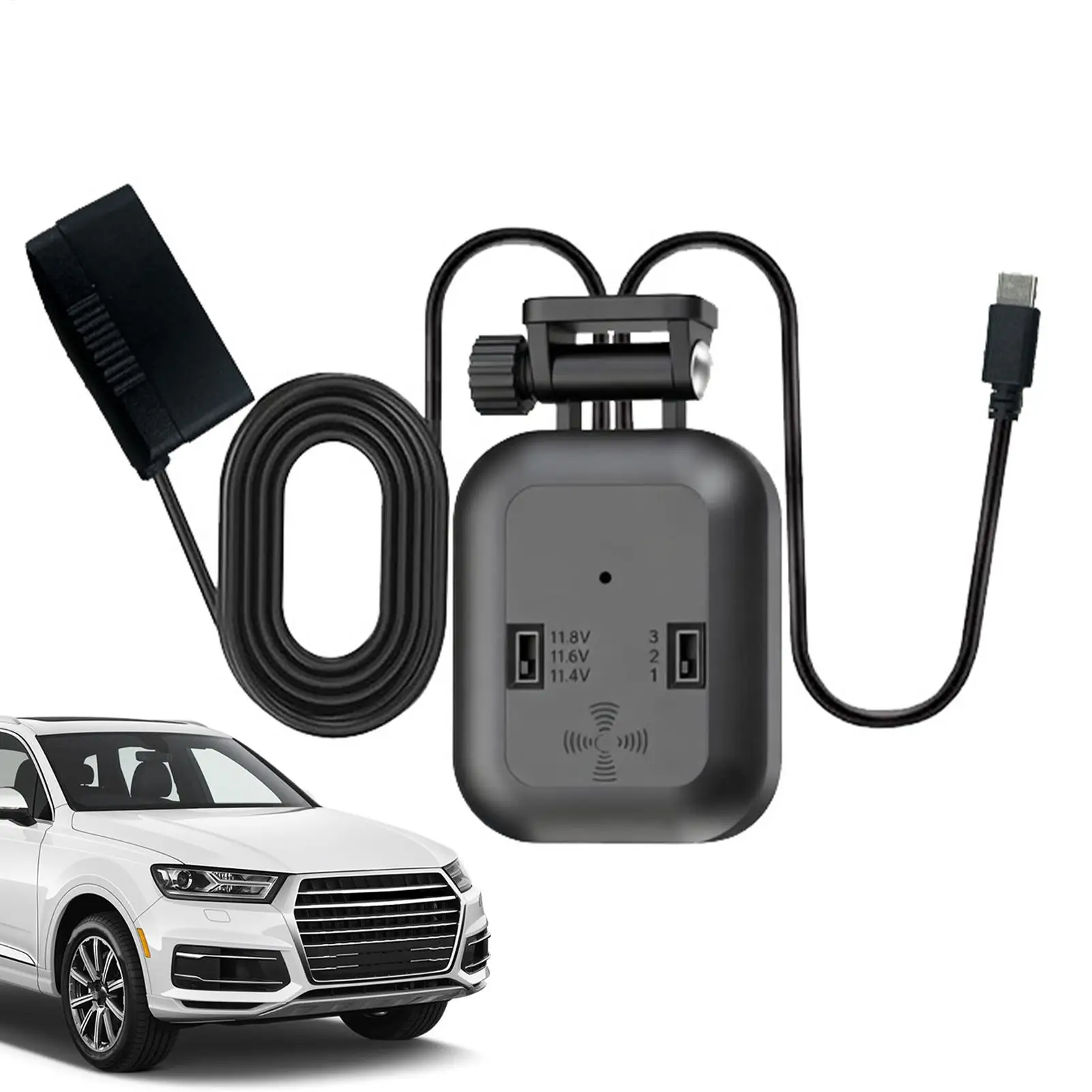 24-hour Parking Mode Cable Type-C Interface Radar Detector Charger Cable automotive Recorder Cord With Low Voltage Protection