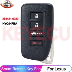 KEYECU HYQ14FBA 281451-0020 For Lexus ES300h ES350 GS350 GS450h 2013 2014 2015 2016 2017 2018 2019 2020 Auto Smart Remote Key