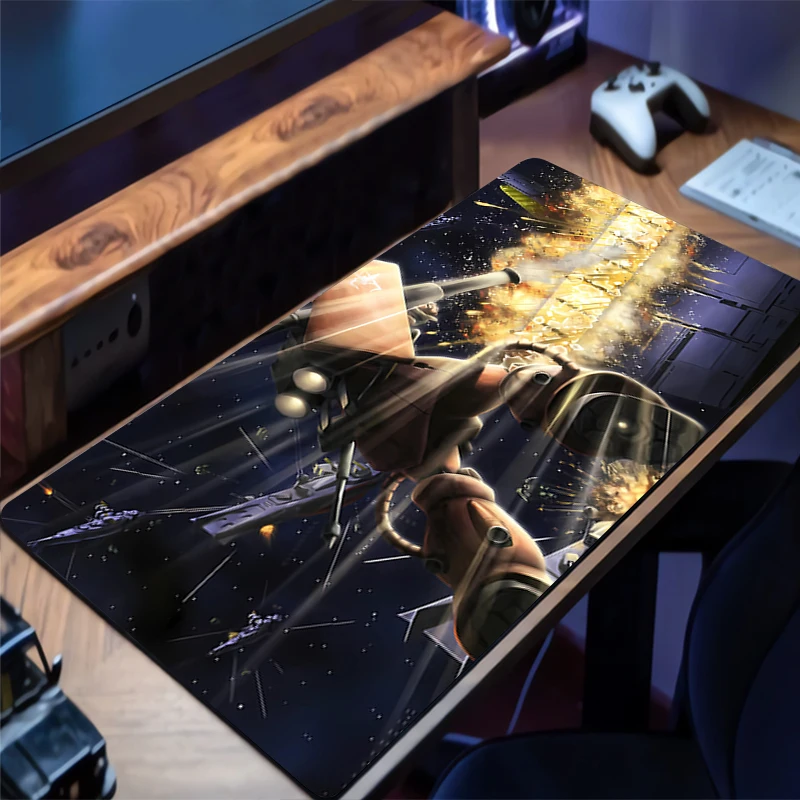 

Mouse Pad Mechanical Warrior Gundam Zaku II Laptop Desk Mat Rubber Gaming Mats HD Mouse Mat PC Accessories Keyboard Pad Mousepad
