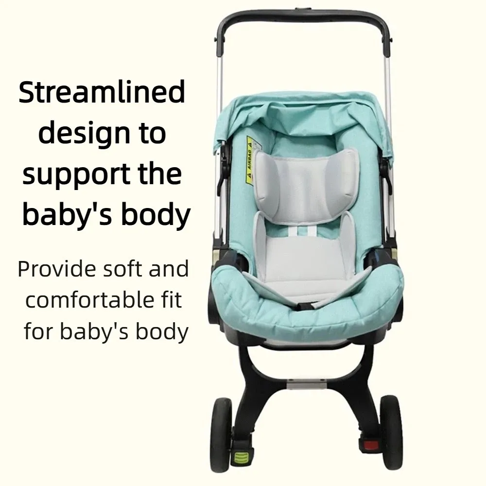 Breathable Mesh Newborn Carseat Insert Soft Material Thickened Support Stroller for Car Seat Pad Impact Protection Warm Mattress