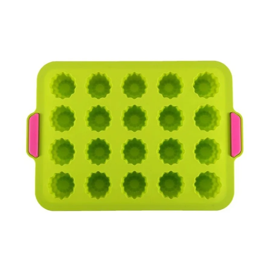 

1pc 20 Cavity Jelly Tray; Food Grade Nonstick Silicone Mold; Pudding Fruit Ice Cube Mold; Kitchen Cooking Tools