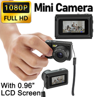 Mini Camera With Screen Indoor Home Outdoor Sport HD 1080p Portable Vintage Very Small Camcorder Video Recorder Support TF Card