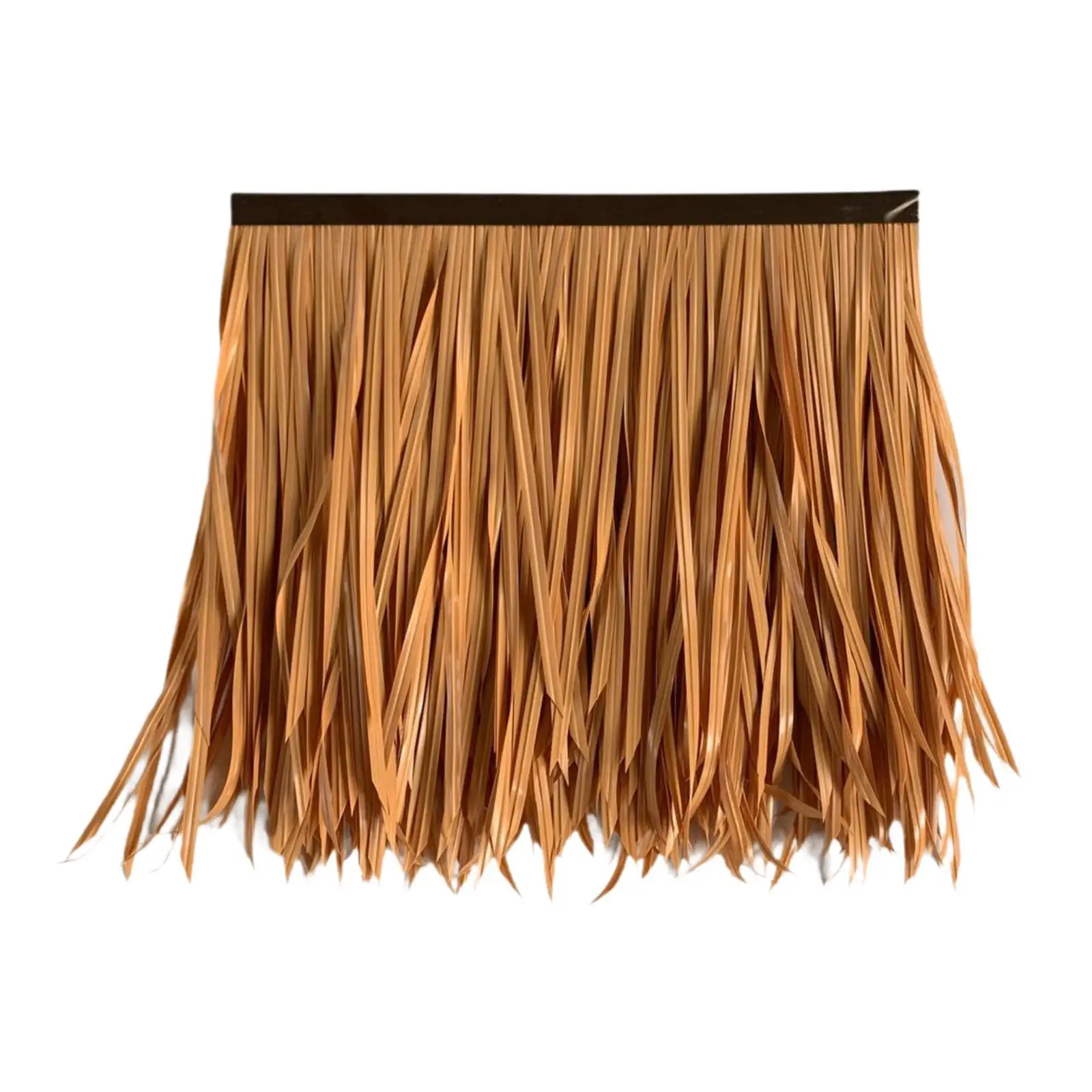 50 سنتيمتر x 50 سنتيمتر لهب القش الاصطناعي سقف القش مادة البولي ايثيلين شريط الزخرفية كوخ العشب