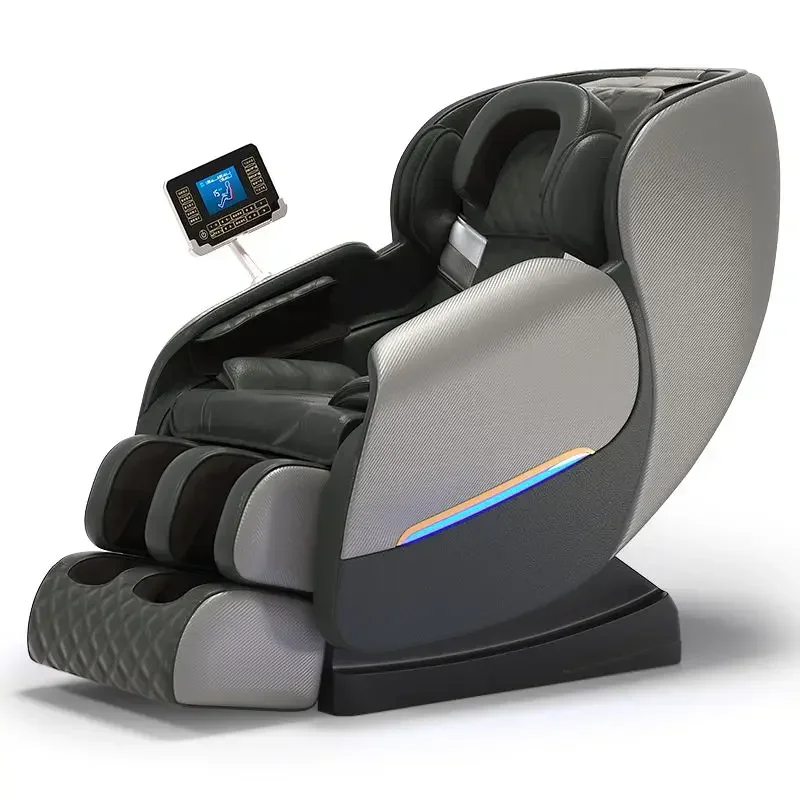 JR-6699 Vibration Zero Gravity Electric Heating Back Manipulator Roller Armchair Waist and Back Full Body Massage Chair