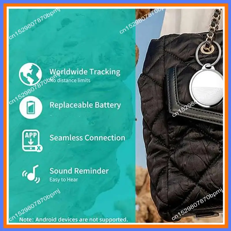 BAAE Smart Bluetooth GPS Tracker For Kids, Pets, Keys Anti-Lost Device Compatible With Find My App, Tag Locator A