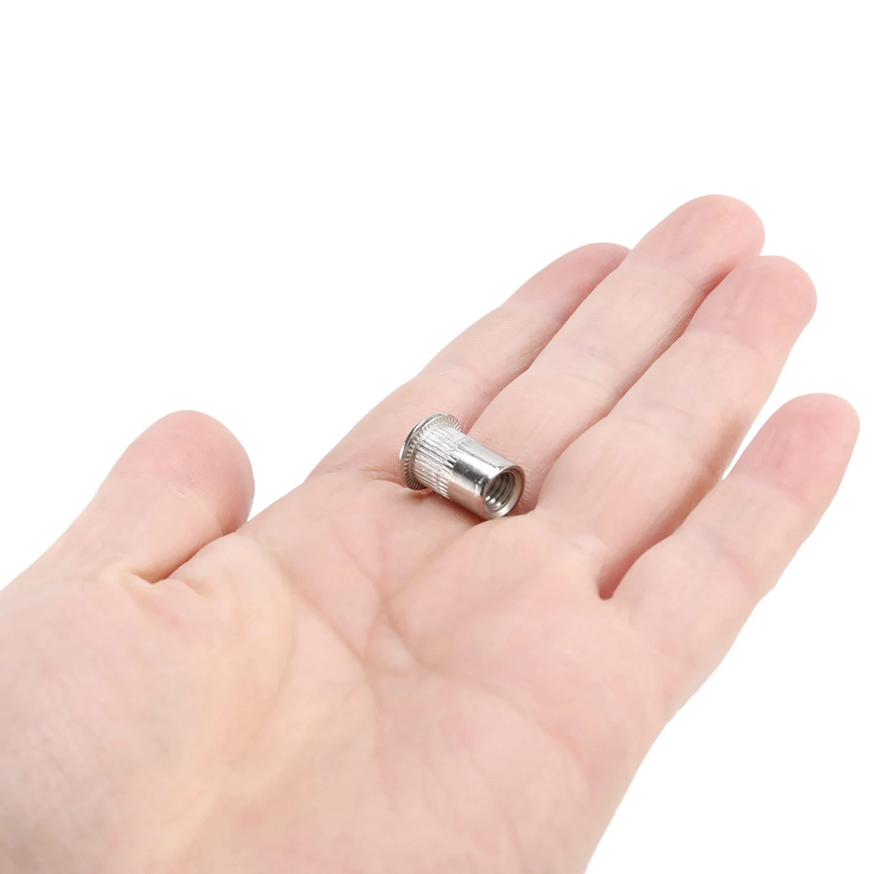 60 Pcs 304 Stainless Steel Rivet Nut Rivnut Insert Nutsert M6x15mm