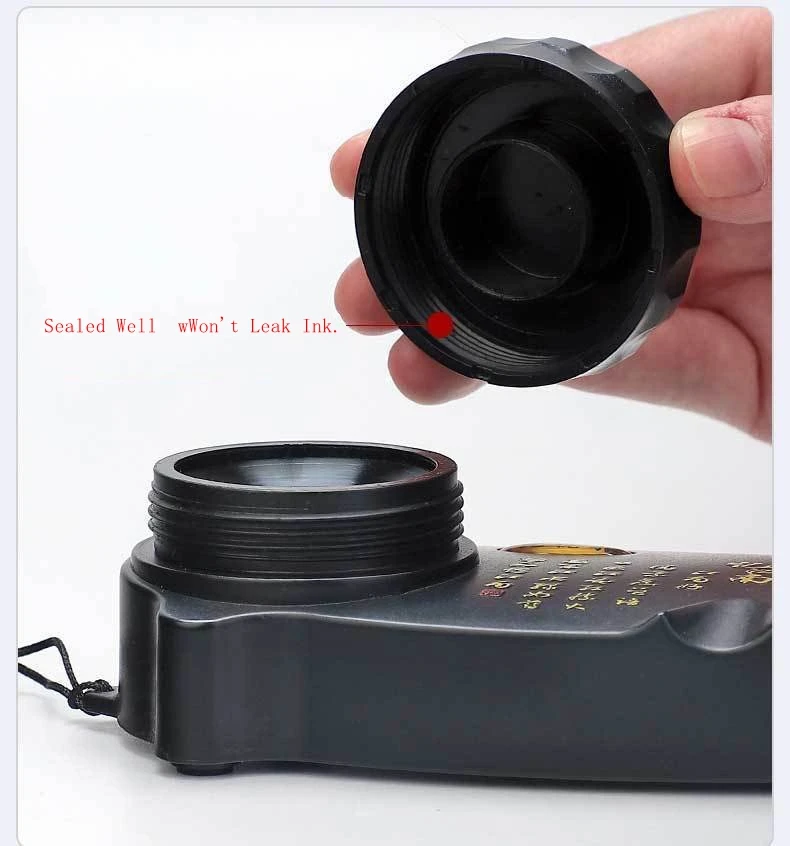 1pc Portable Ink Cartridge With Cover Inkslab Chinese Water Brush Calligraphy Painting Tool