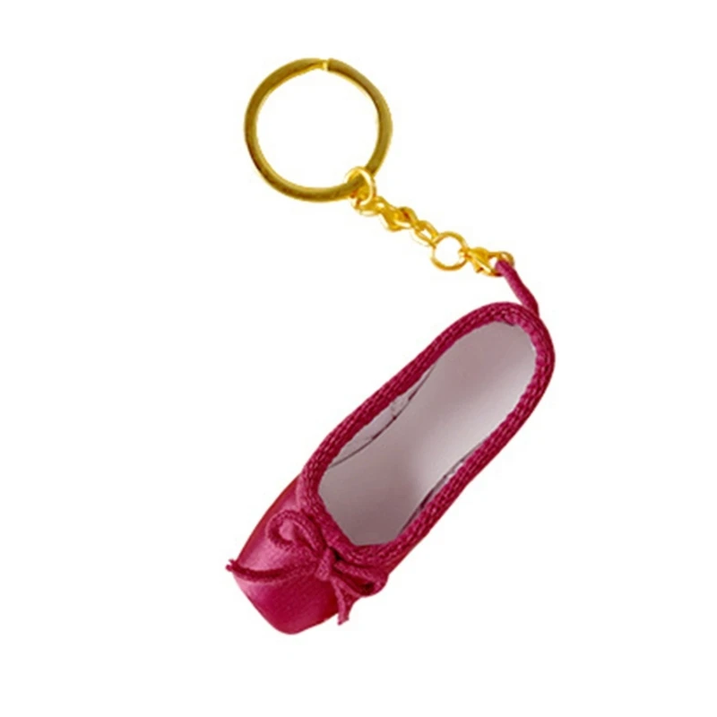 652F Ballet Shoe Keychain Pointe Shoe Charm Bag Pendant Ballet Accessory Perfect Gift for Ballet Fans