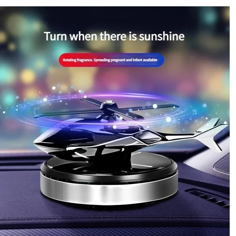 

Car air freshener Solar Helicopter Styling Decorative Aromatherapy Car interior accessories Propeller rotary perfume diffuser