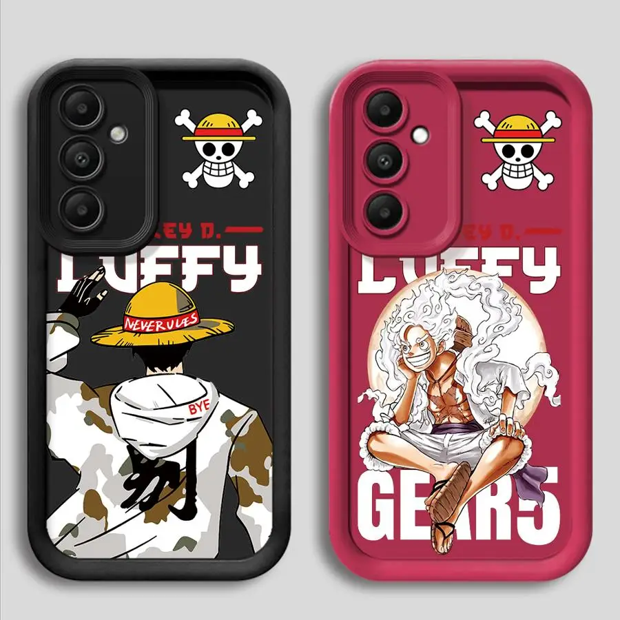 حافظة لهاتف سامسونج جالاكسي A16 A06 A03s A05 A20 A13 A11 A12 A05s A15 A04e A50 قطعة واحدة D-Luffy