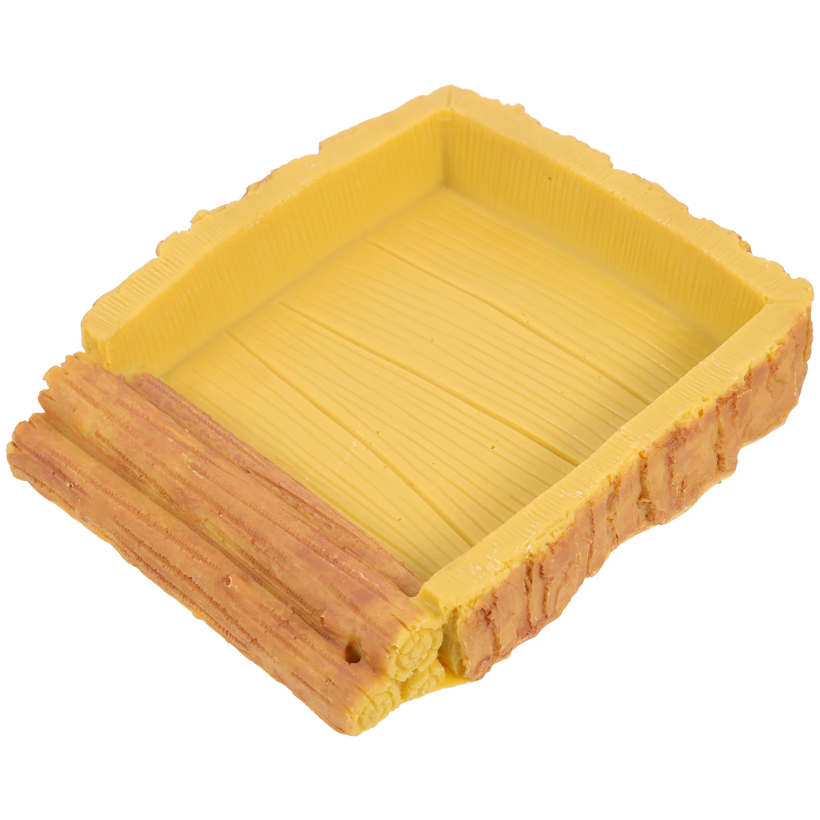 

Reptile Drinking Basin Terrarium Water Bowl Tortoise Feeding Turtle Food Container Snake Water Holder Practical Durable Reptile