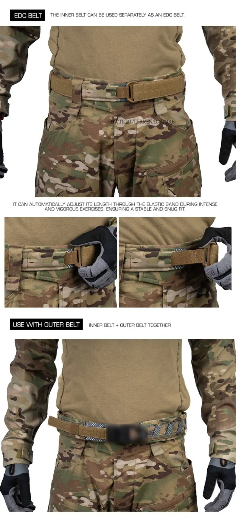Taktischer MOLLE-Kampfgürtel für Outdoor-Jagd und Training mit Magnetischem Lokalisierungssystem und Doppeltem Innen- und Außengürtel – Detail 2