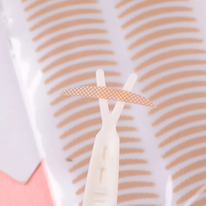 [JN] 120 قطعة شريط لاصق مزدوج الجفن يدوم طويلاً معجون ذاتي اللصق مزدوج الطي أدوات عين كبيرة بيج شفاف