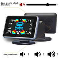 8 Parking Sensor Parktronic Car Automobile Reversing Radar Electronics Rear Auto Detector Backing Assistance Kit Buzzer A