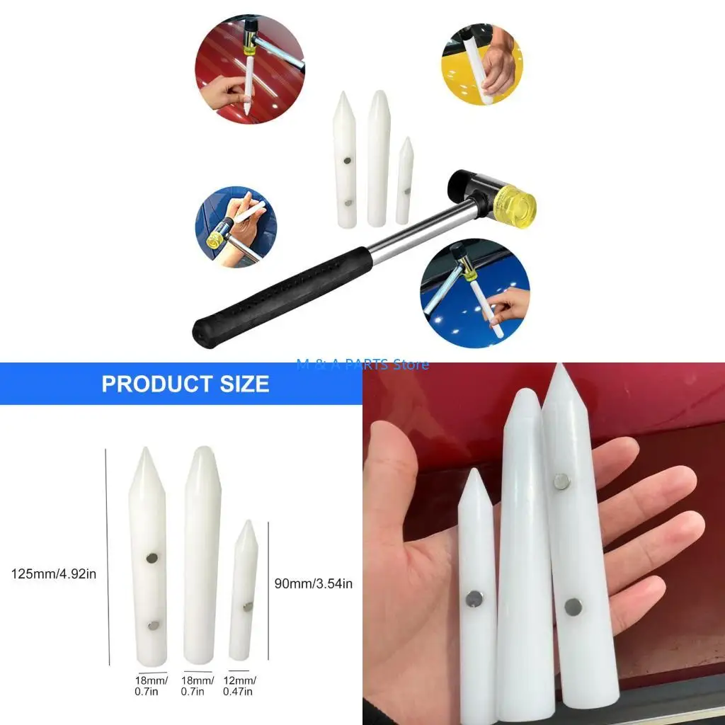 

U1JF 3PCS Нейлоновые вмятины фиксировать ручки сглаживание ручек.