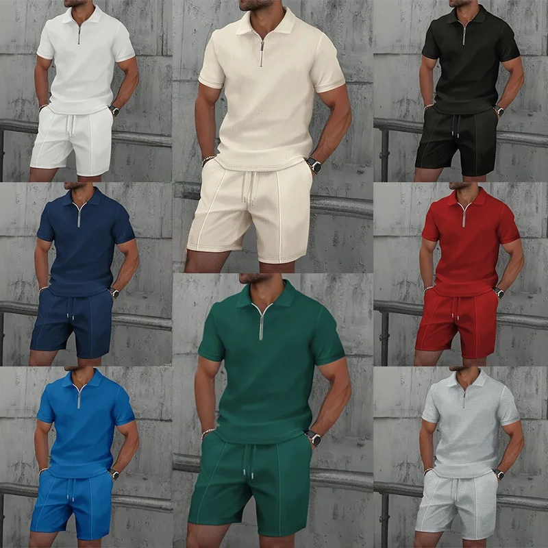 

Casual Sports Suit ort Sved orts Summer Knitted Ne ort Sve Men's Wear Comfortable Breathable Faionable