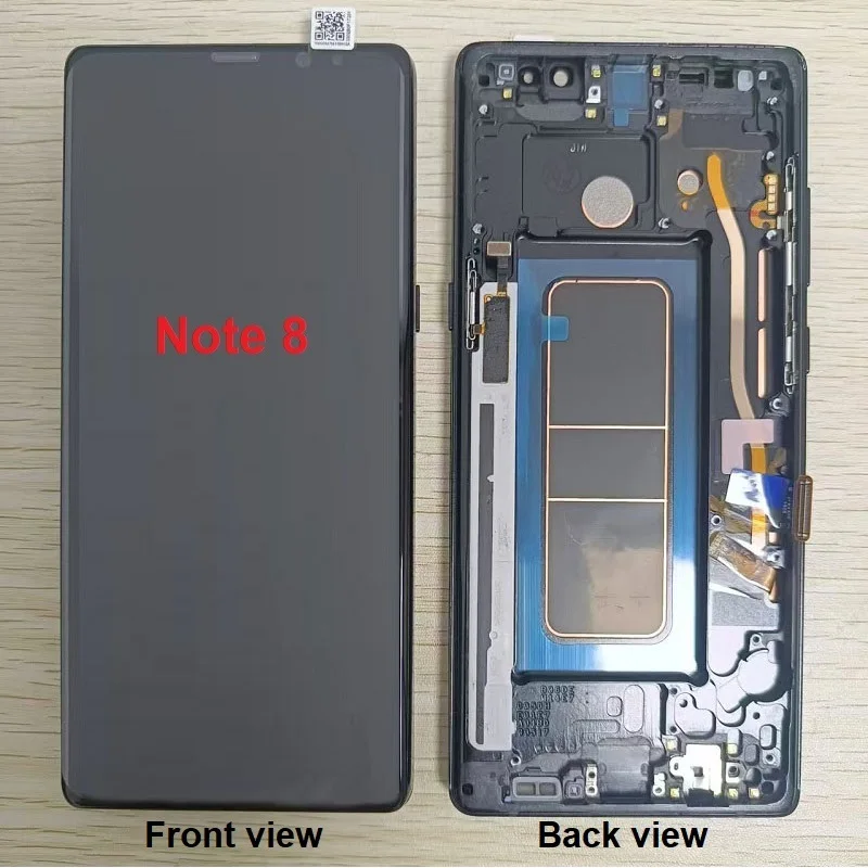 Incell For Samsung Galaxy Note 8 SM-N950F LCD Display Touch Screen Digitizer Assembly with Frame Side Button Replacement N950U