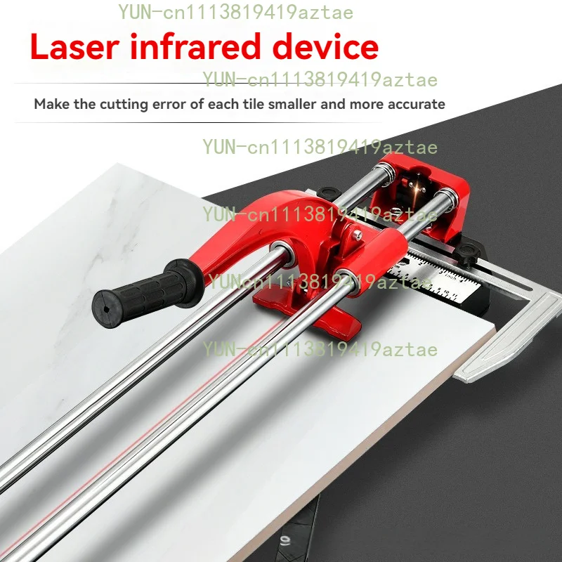 Manual Tile Cutting Machine Aluminum Alloy Double Track Infrared Wall Tile Pusher