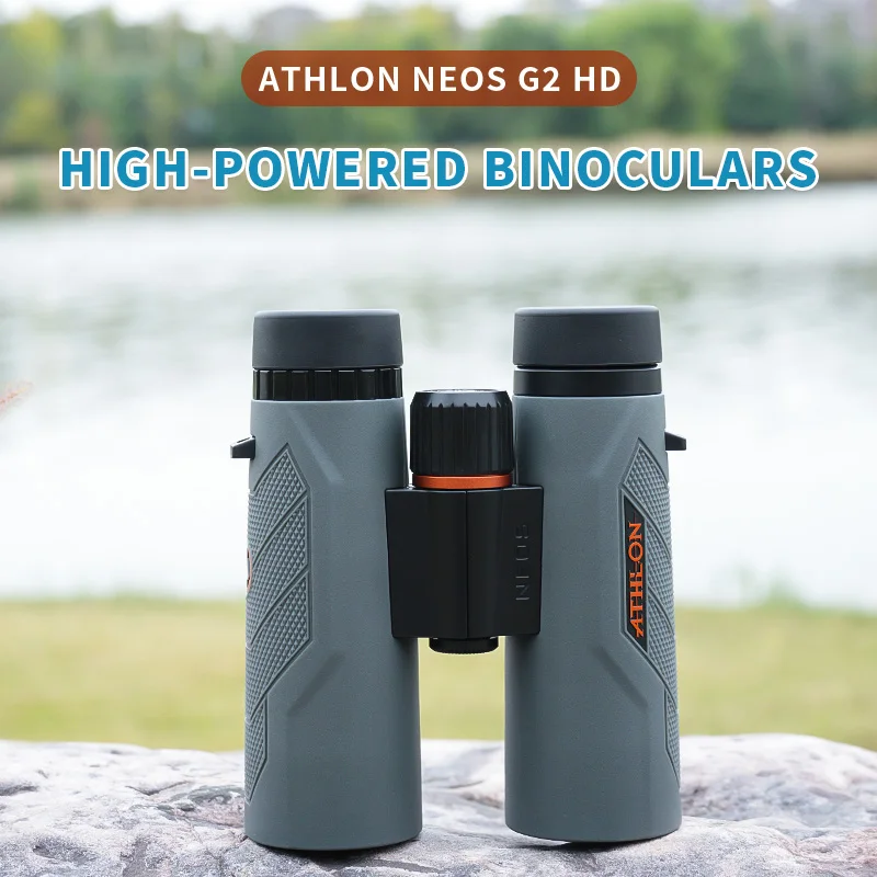 ATHLON NEOSG2  HD8x42 10x42 Binoculars Professional Waterproof Bak4 metal material For Hunting Outdoor Travel Birdwatching