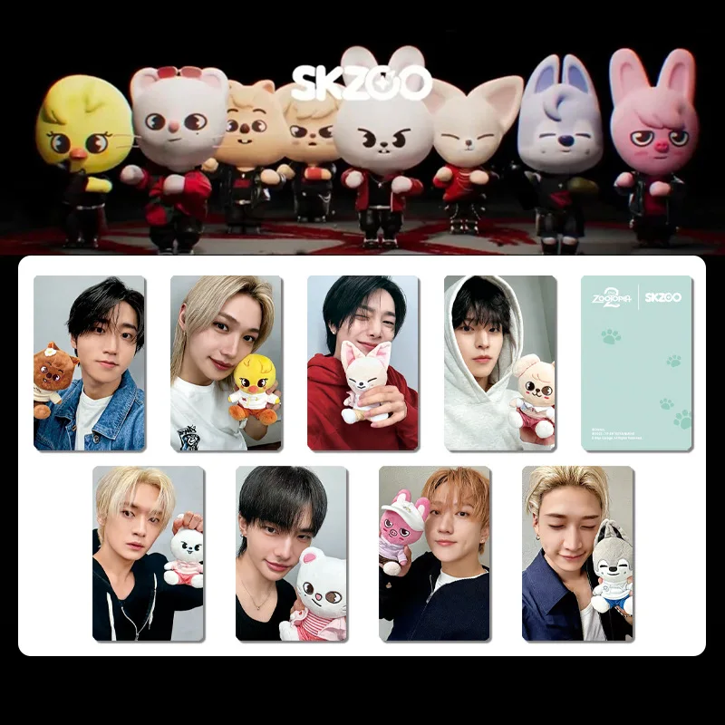 

Stray Kids Same Style Male Group Celebrity Co branded Small Card Special Card Random Card SKZoo Peripheral Star Card